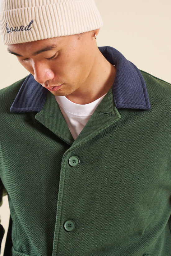 bound Itsuku Green Heavy Overshirt