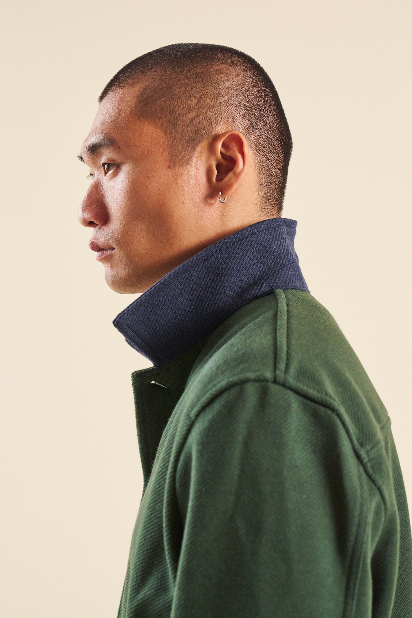 bound Itsuku Green Heavy Overshirt
