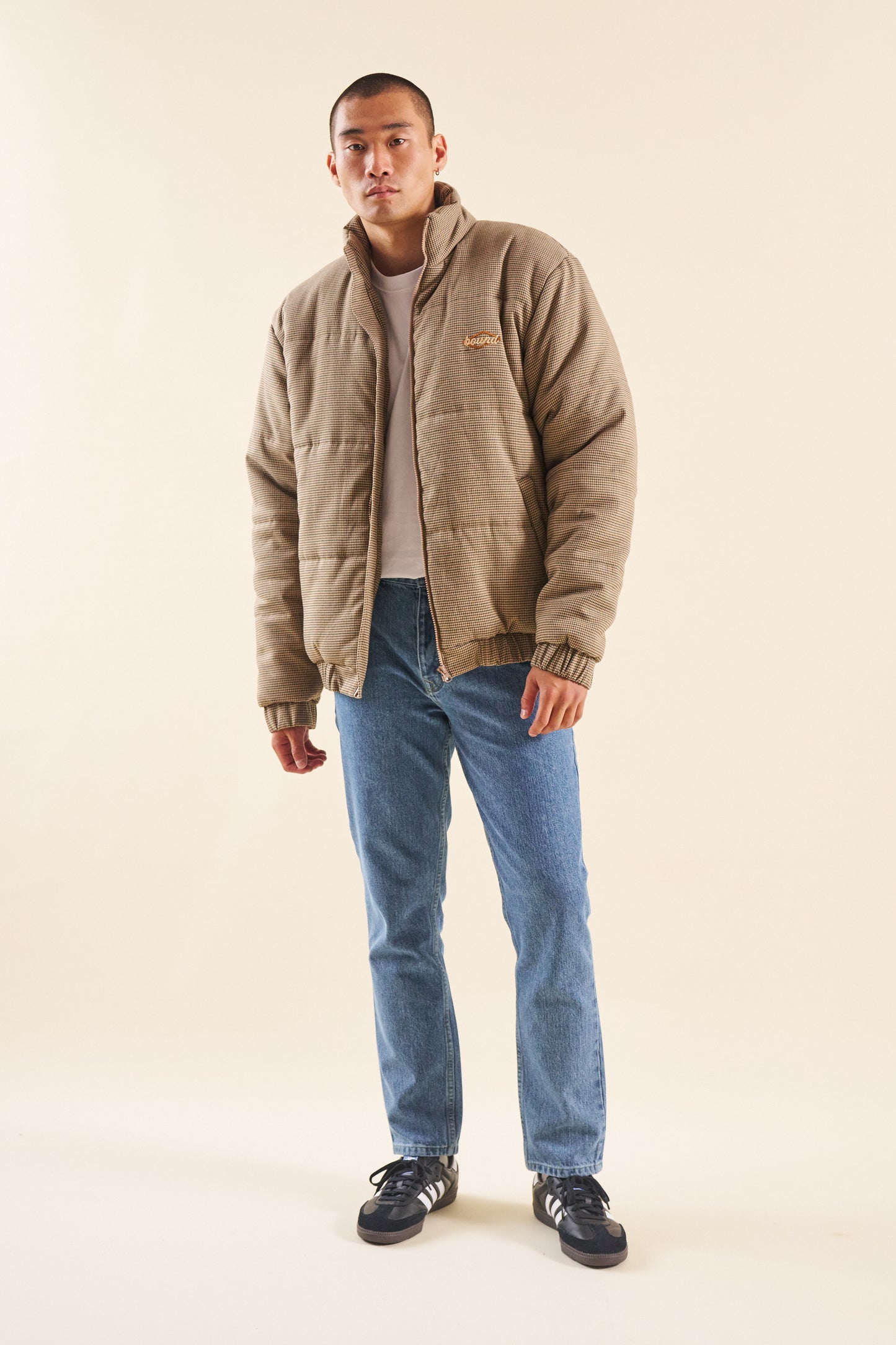 bound Dogtooth Puffer Coat
