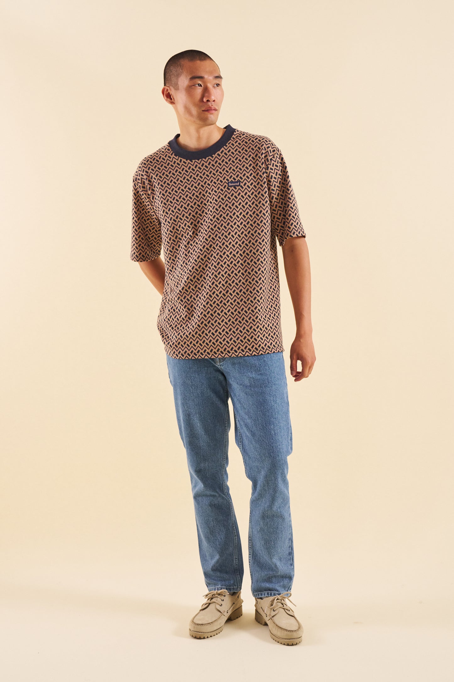 bound Geo Contrast Tee