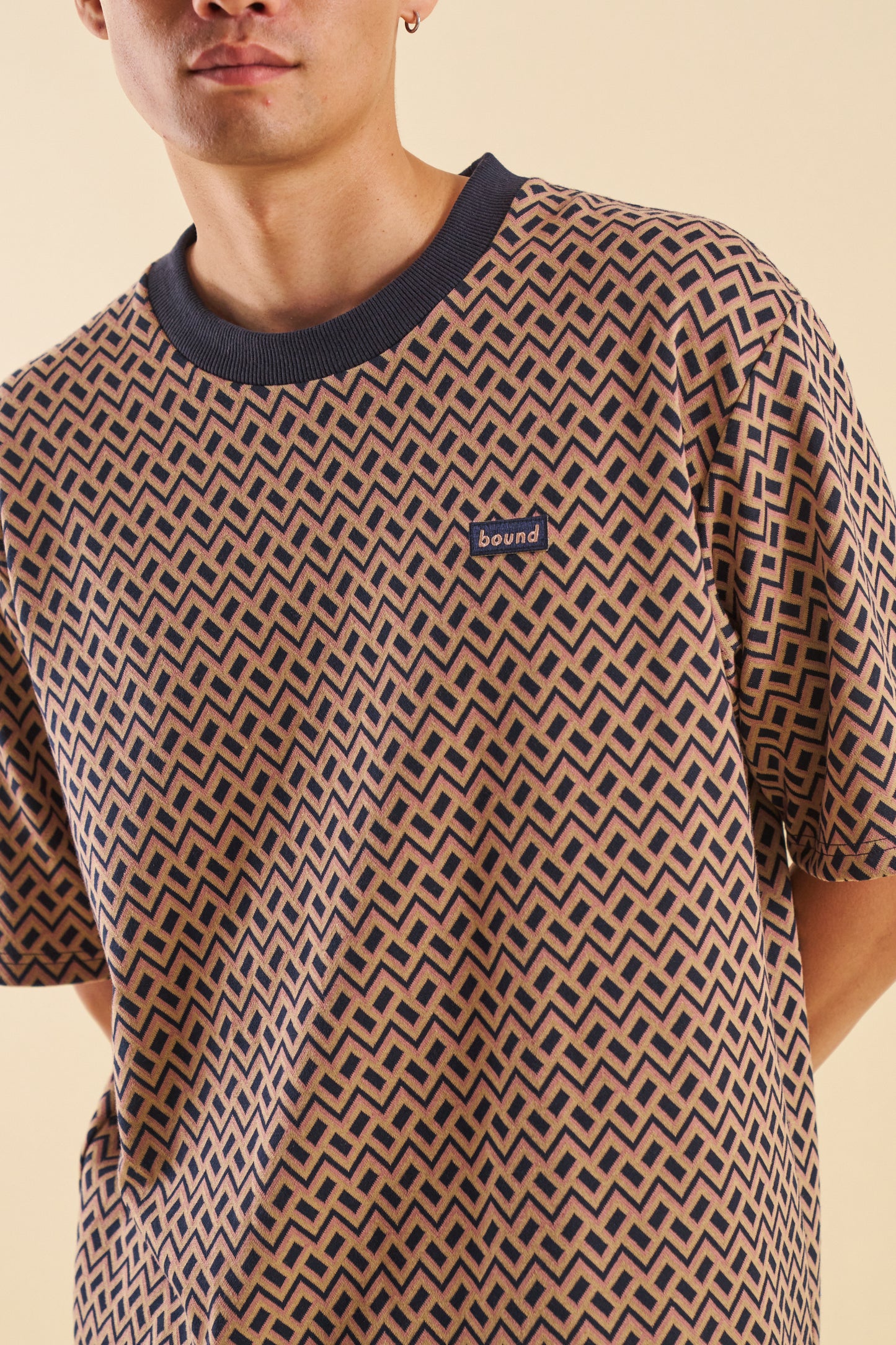 bound Geo Contrast Tee