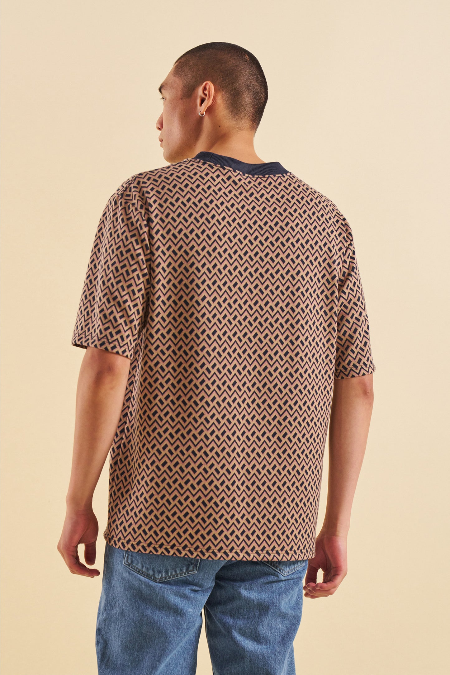 bound Geo Contrast Tee