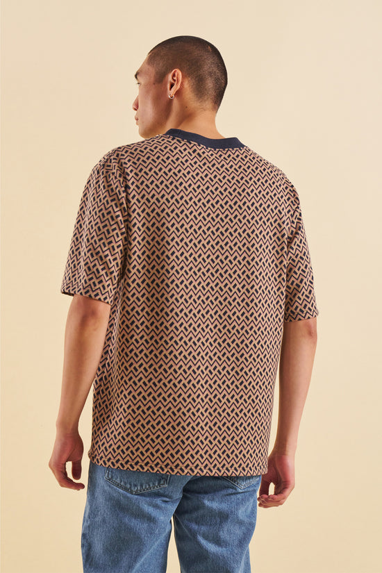 bound Geo Contrast Tee