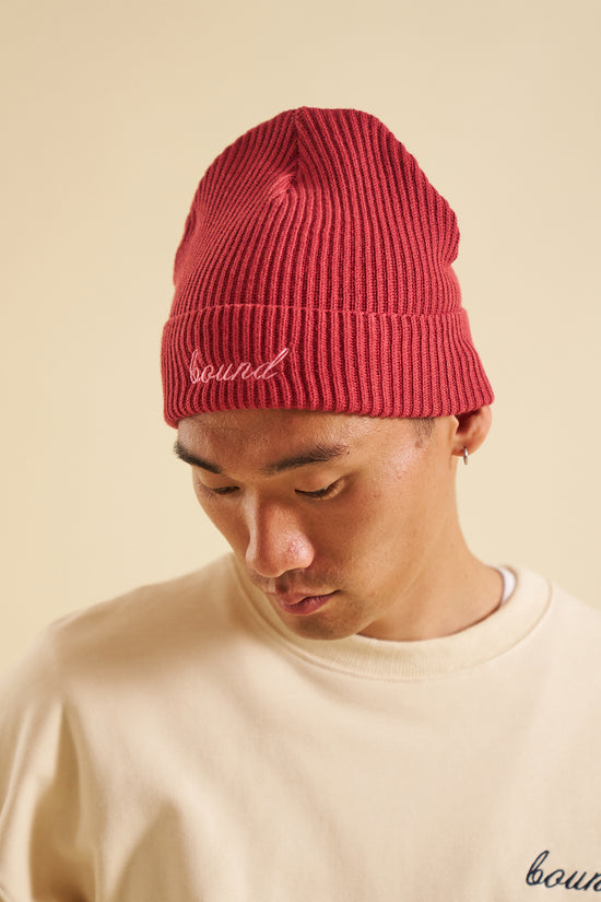 bound 'Farnley' Fisherman Ribbed Organic Beanie