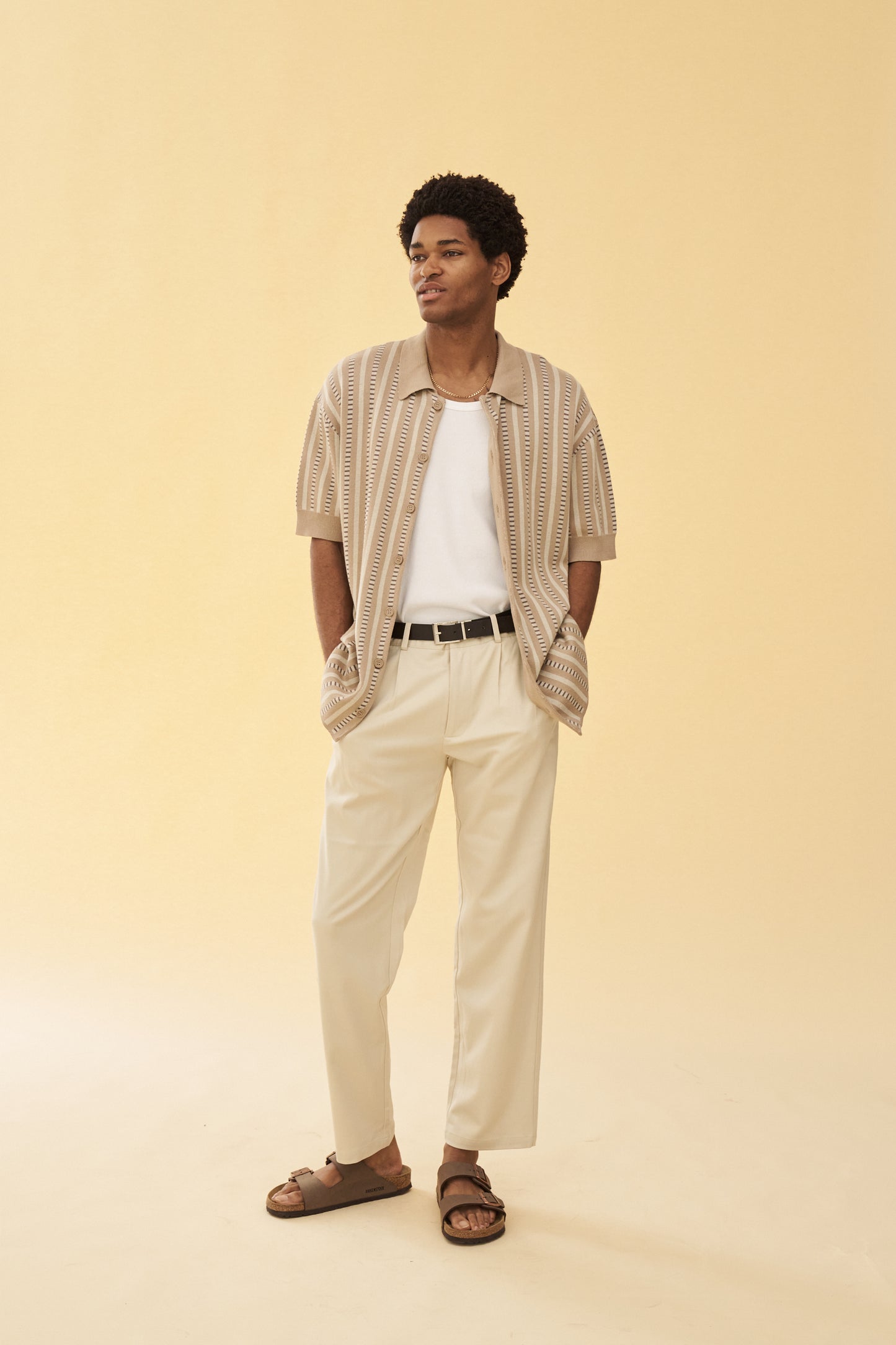 bound 'Agatha' Knit Polo