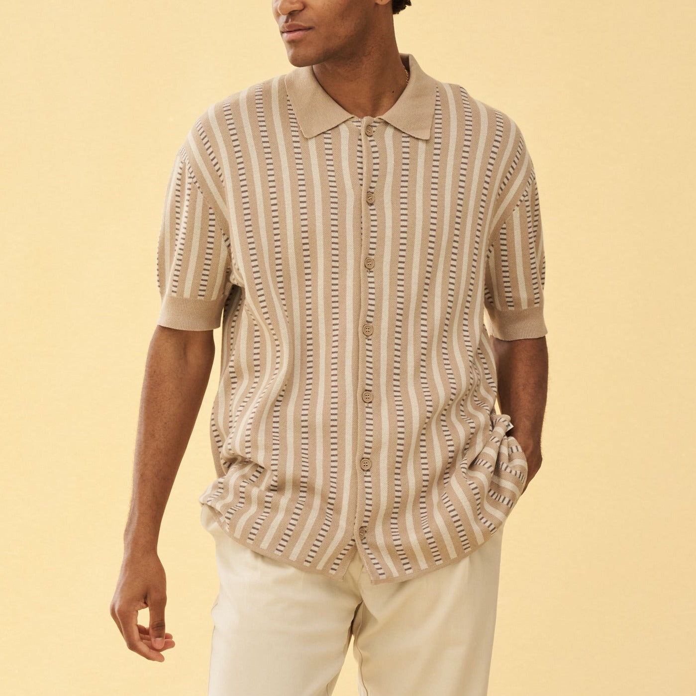 bound 'Agatha' Knit Polo
