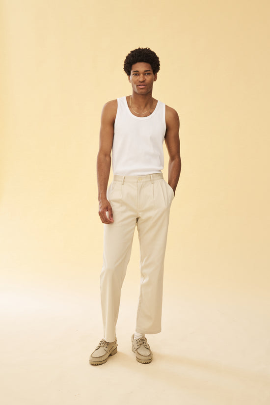 White deals smart trousers