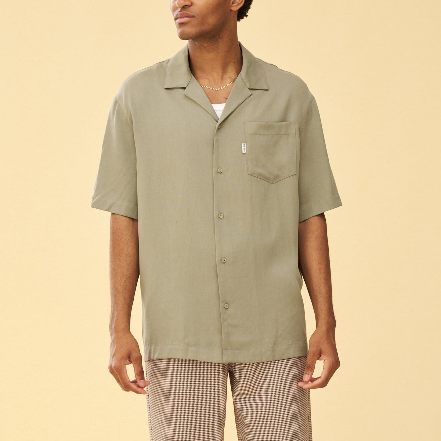 bound 'Sage Lyocell' Cuban SS Shirt