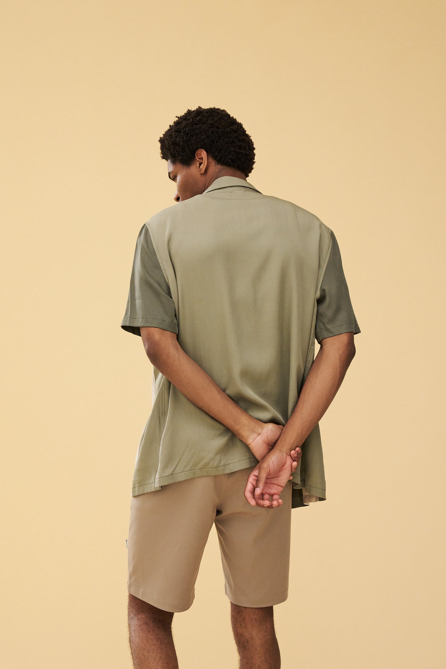 bound 'New Jersey' Bowling Shirt - Green