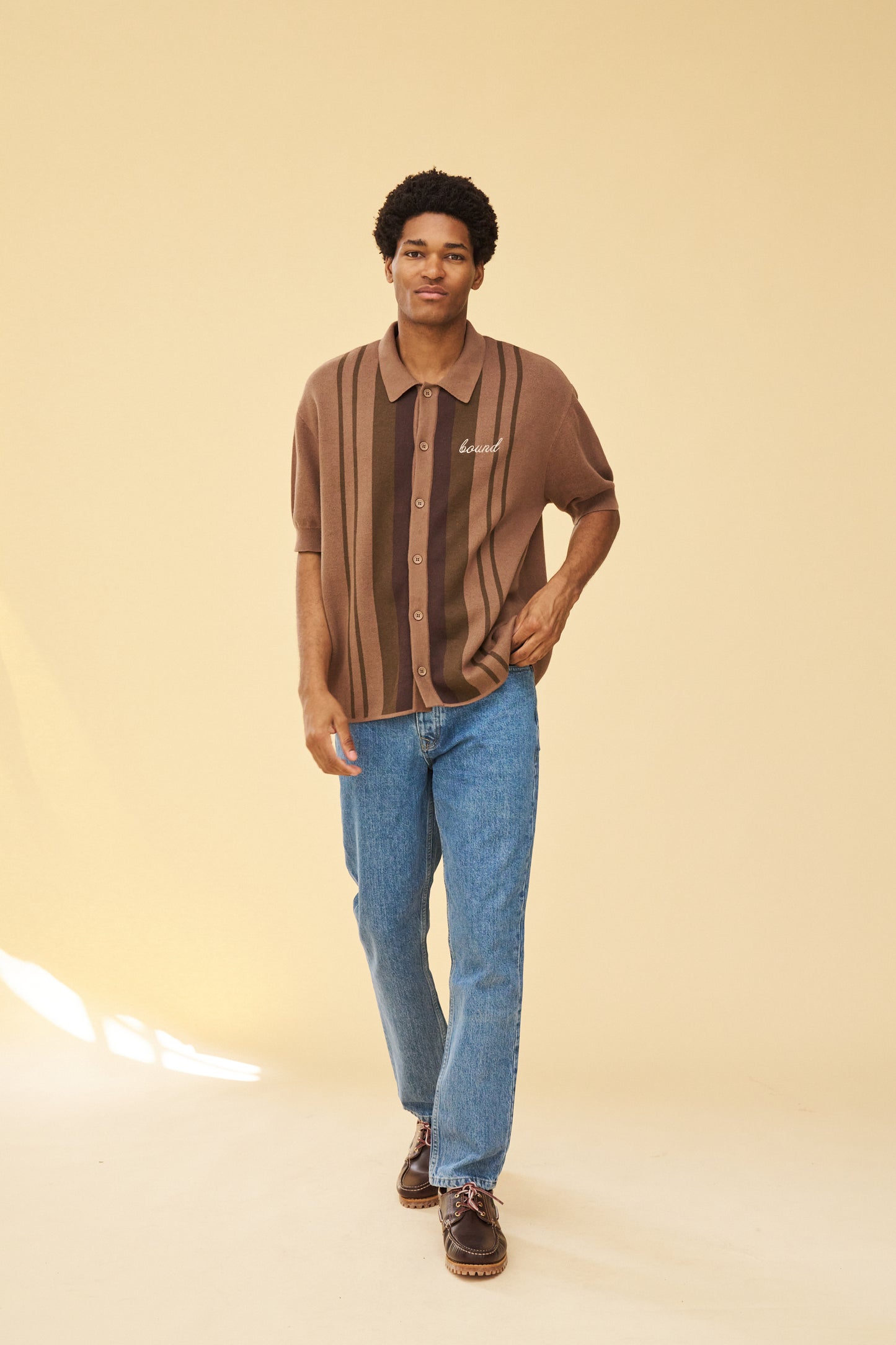 bound 'Bollaro' Knit Polo