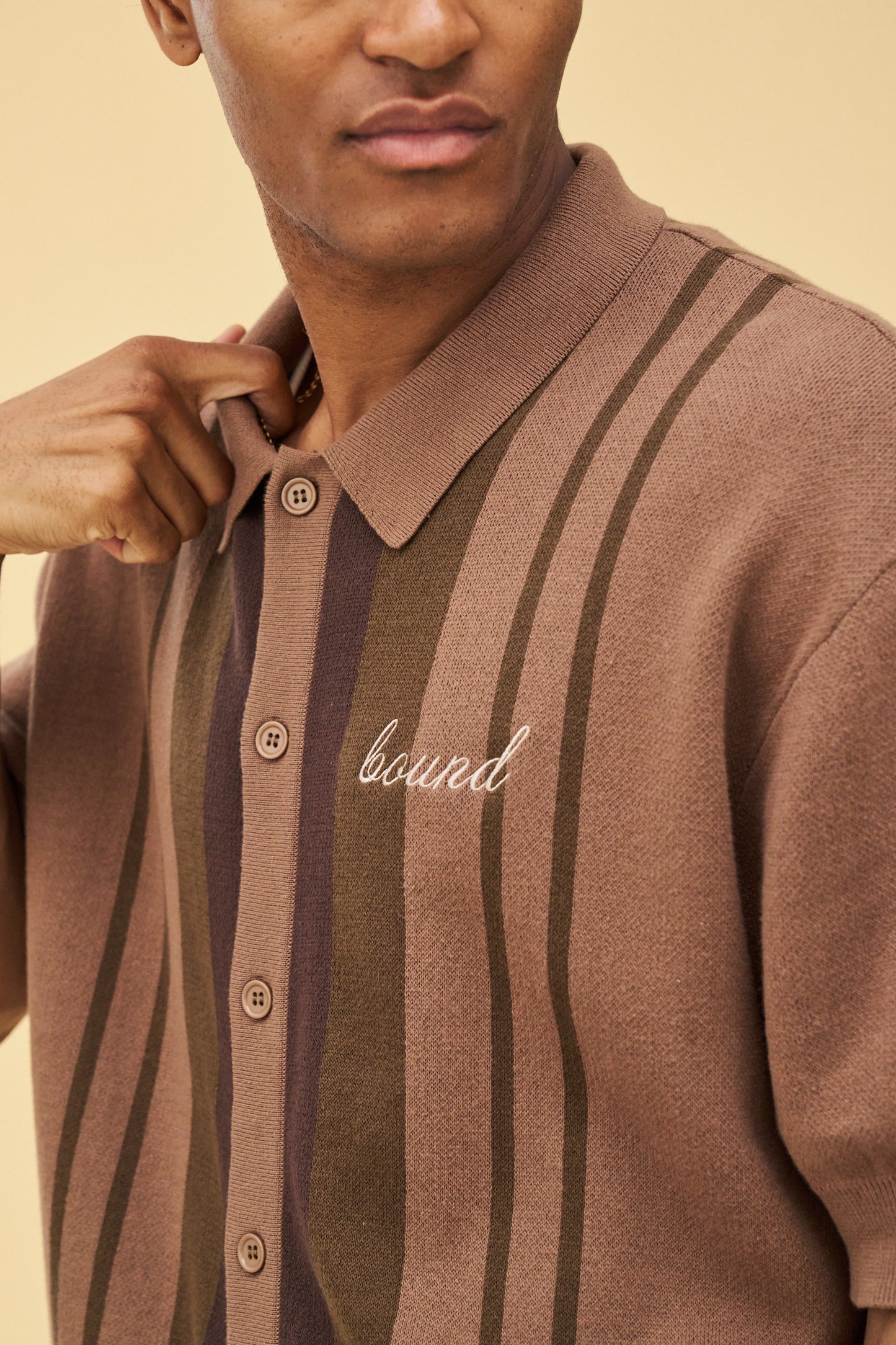 bound 'Bollaro' Knit Polo