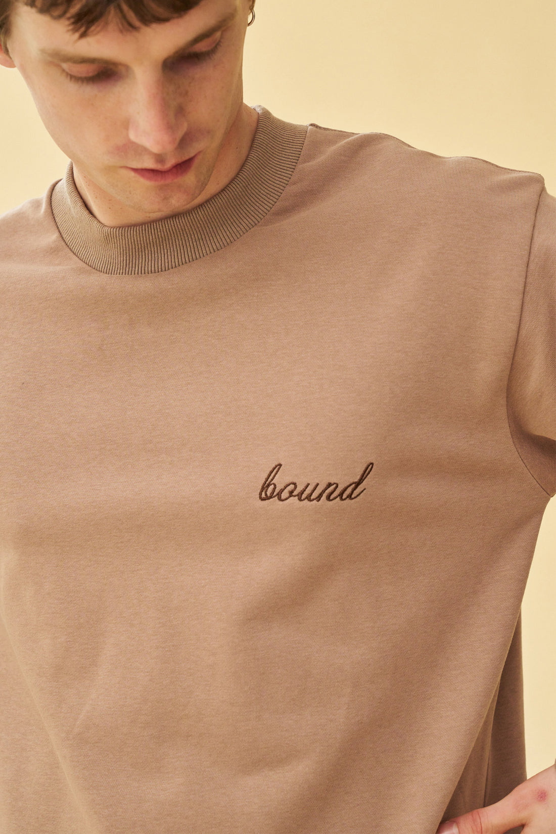bound 'Script' Longsleeve Heavy Tee - Chestnut – UN:IK Clothing