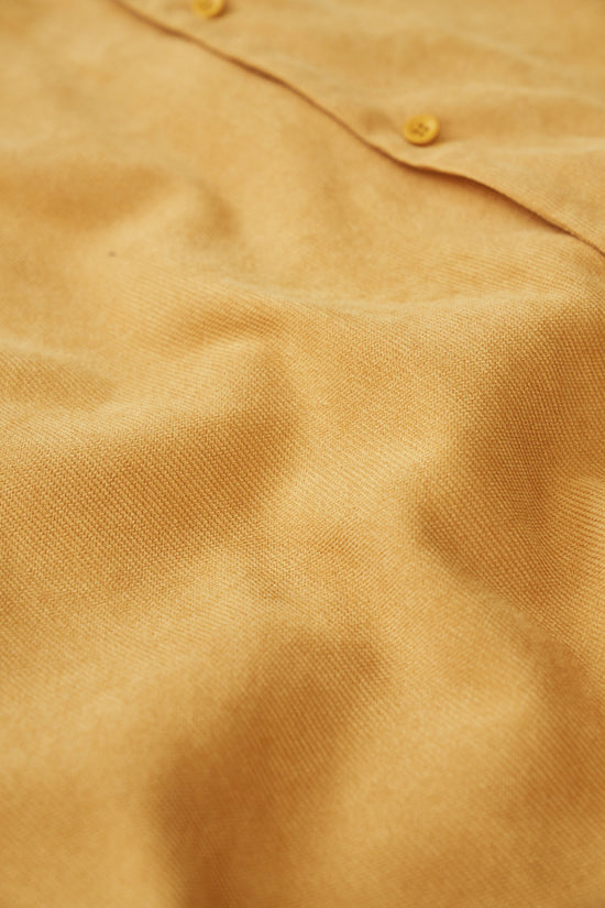 bound 'Mustard' Cord Towel SS Shirt