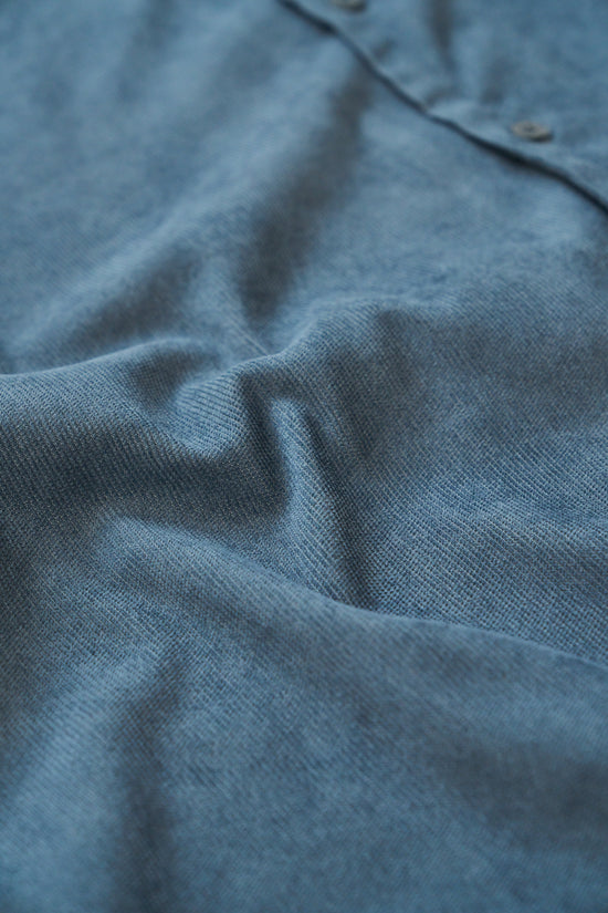 bound 'Airforce Blue' Cord Towel SS Shirt