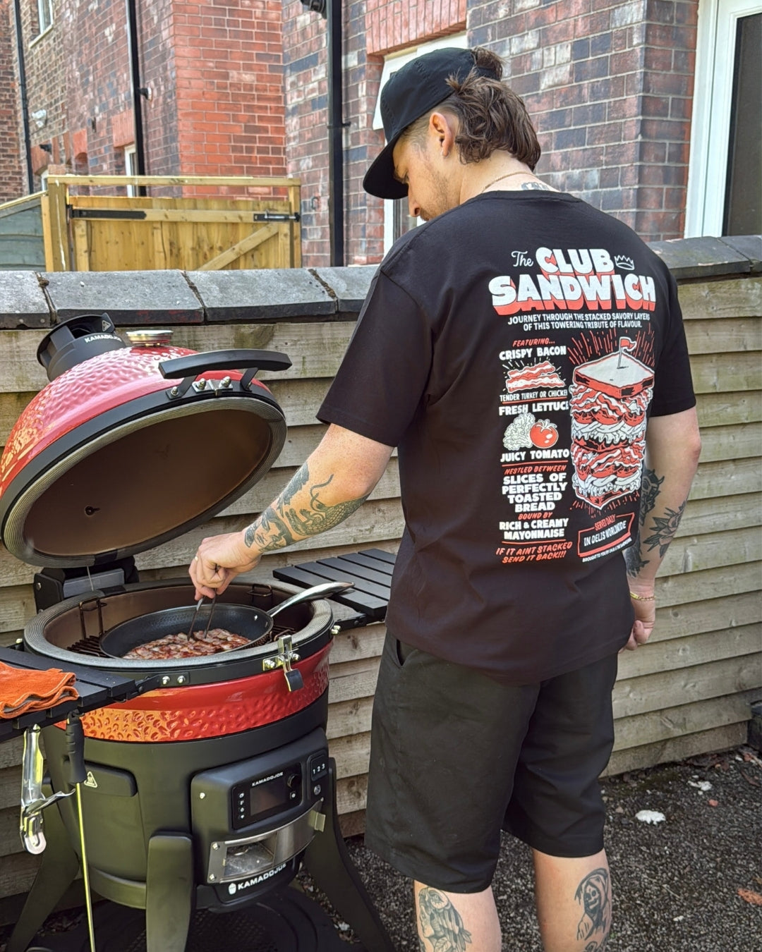 Sandwich Club x Sandwich King 'Club Sandwich' Tee - Black