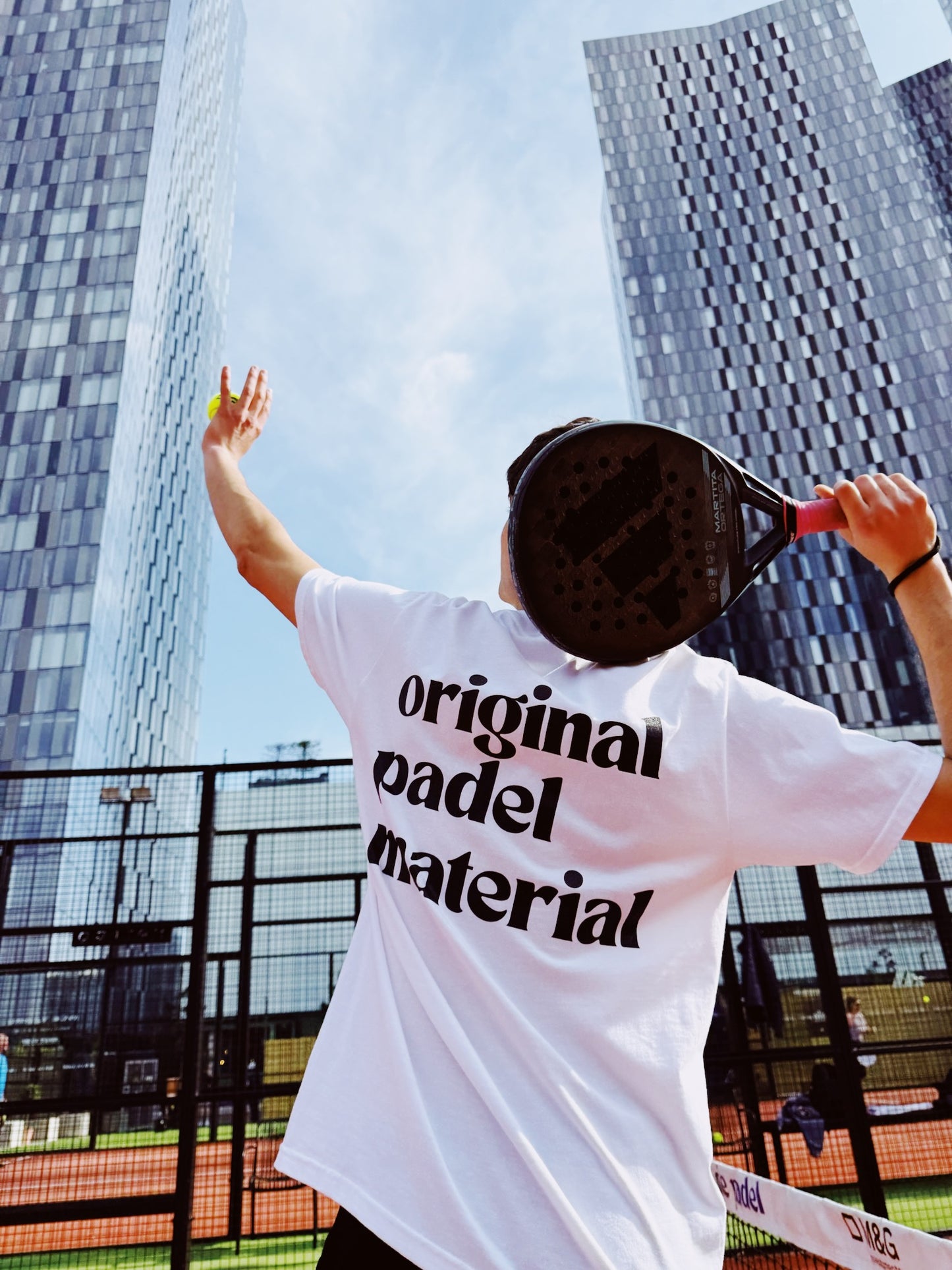Club de Padel 'Original Padel Material' Tee - White