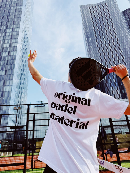 Club de Padel 'Original Padel Material' Tee - White