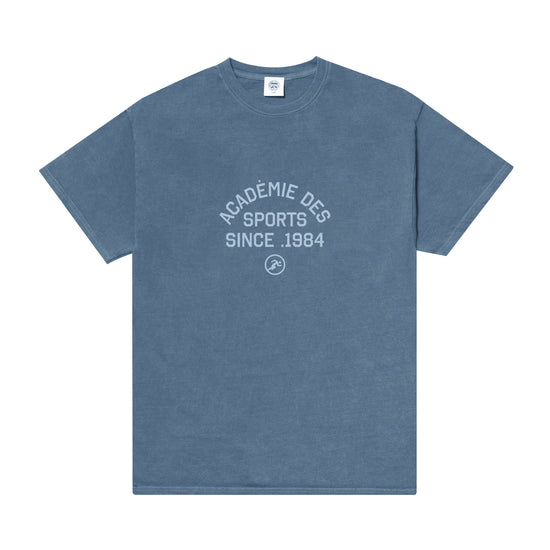 Vice 84 'Académie Des Sports' Vintage Washed Tee - Denim