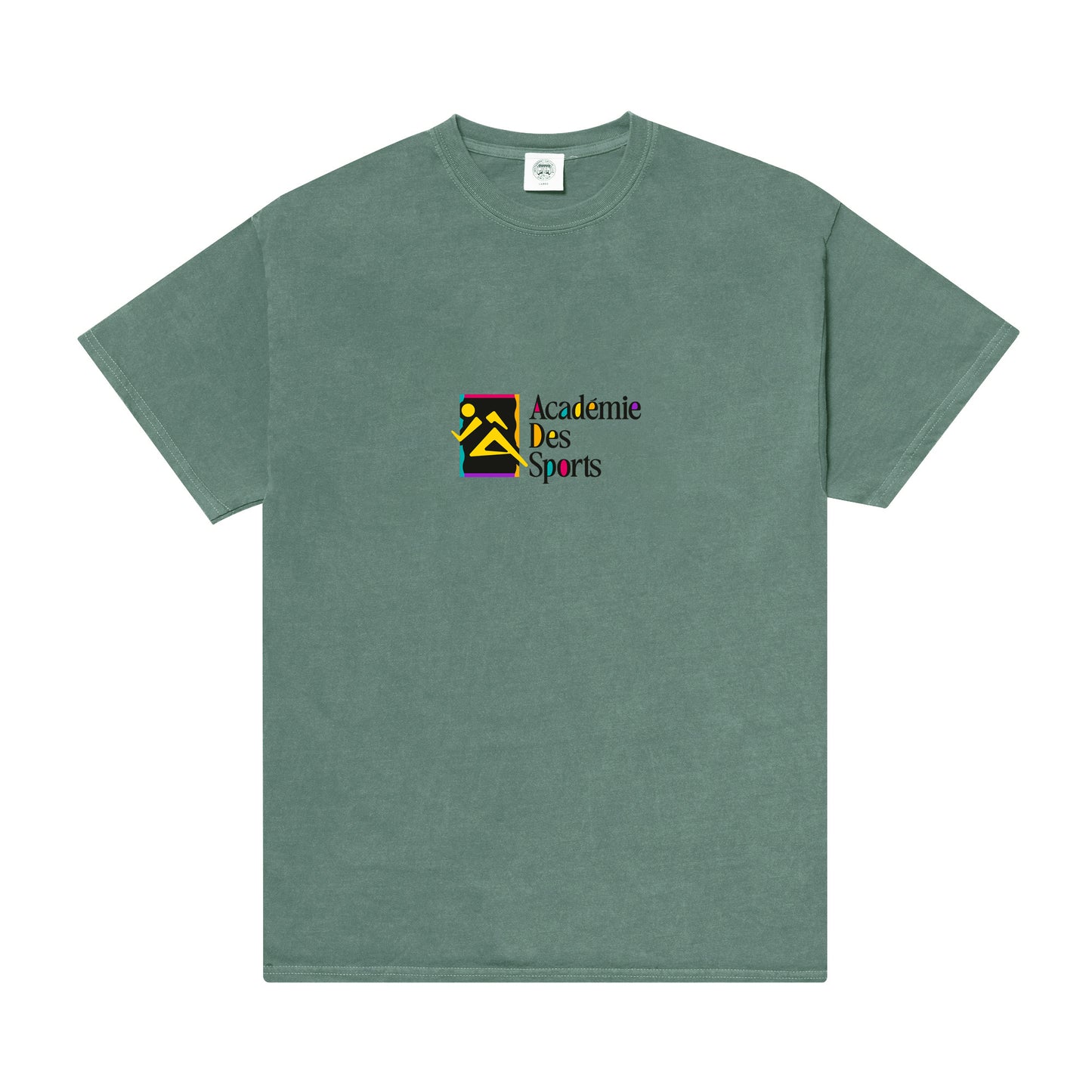 Vice 84 *10 Years Of* 'Retro Runner' Vintage Washed Tee - Sage