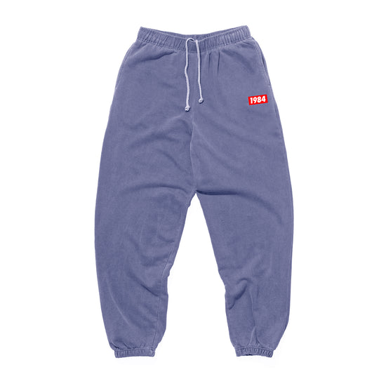 Vice 84 'Always Moving' Vintage Washed Joggers - Violet