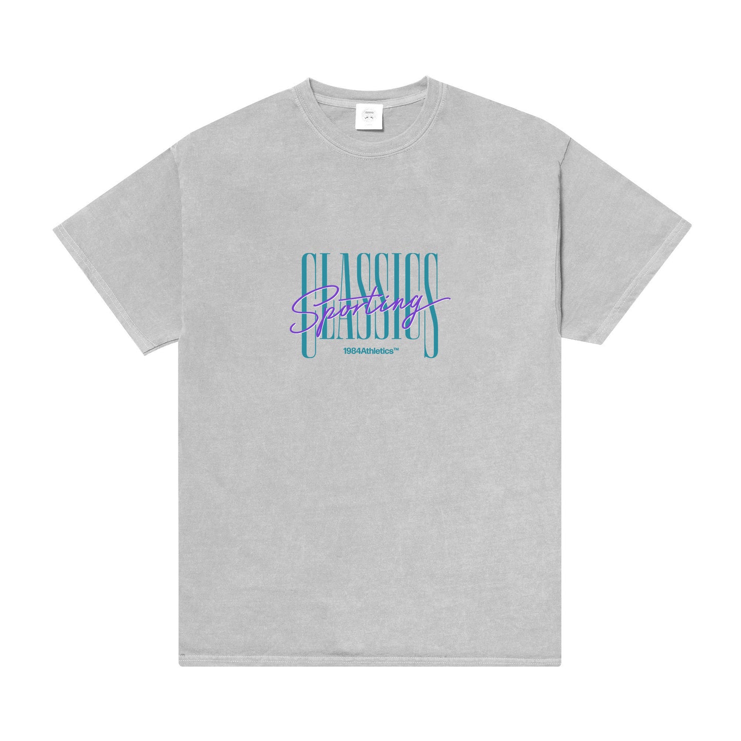 Vice 84 'Sporting Classics' Vintage Washed Tee - Ash