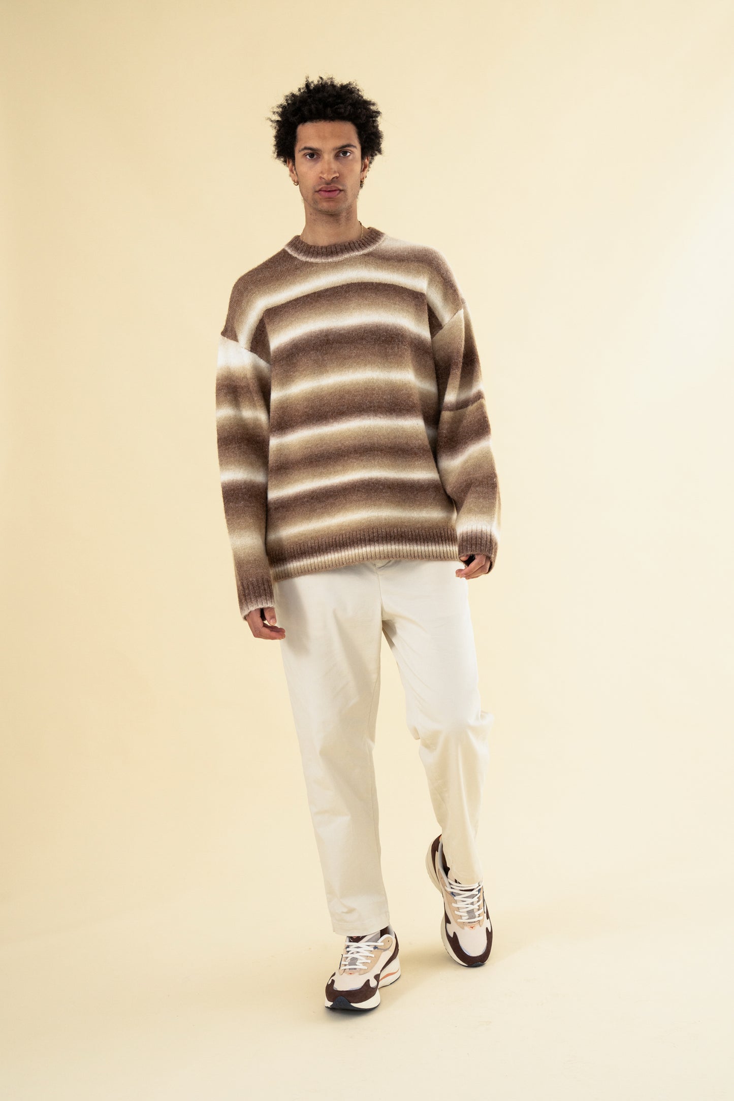 bound Toffee Ombre Knit Sweater