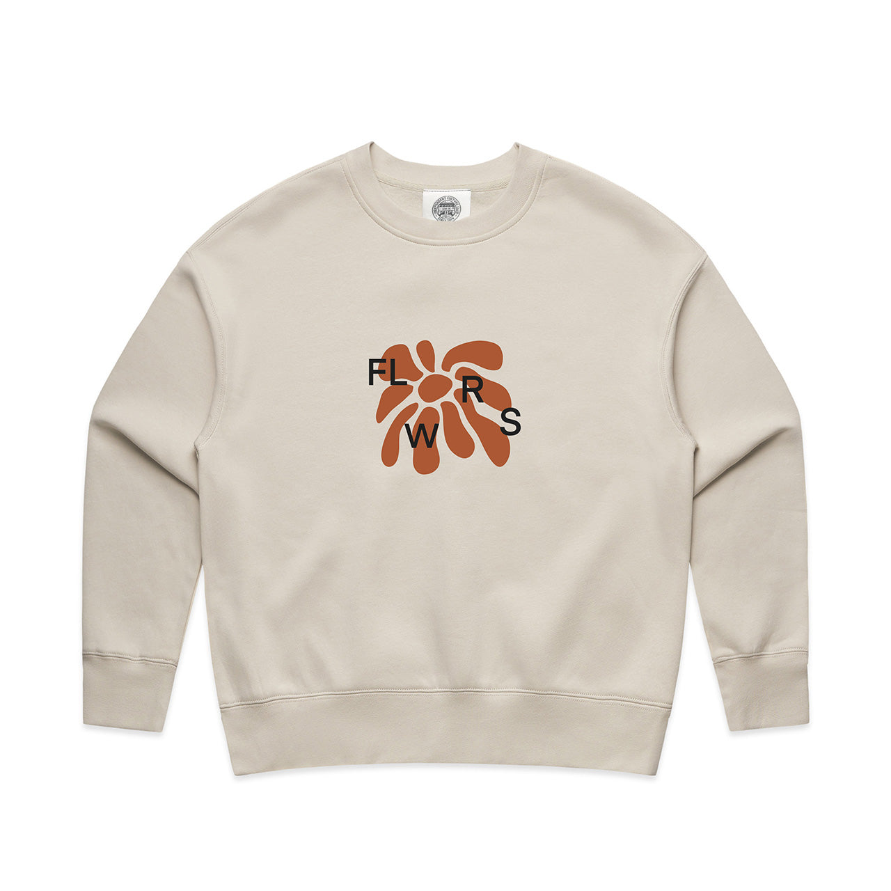 FLWRS Relaxed Crew Neck Sweater - Bone