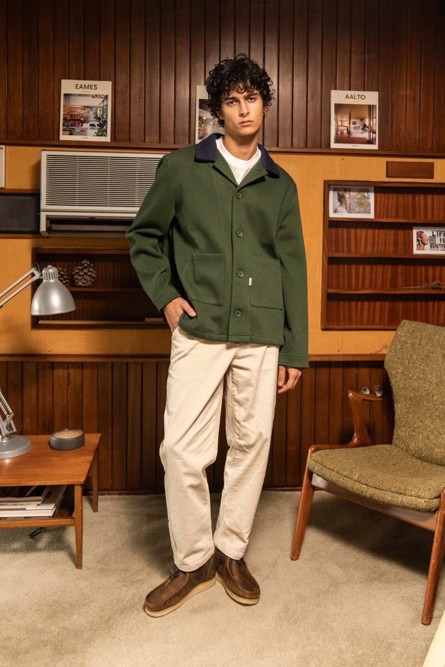 bound Itsuku Green Heavy Overshirt