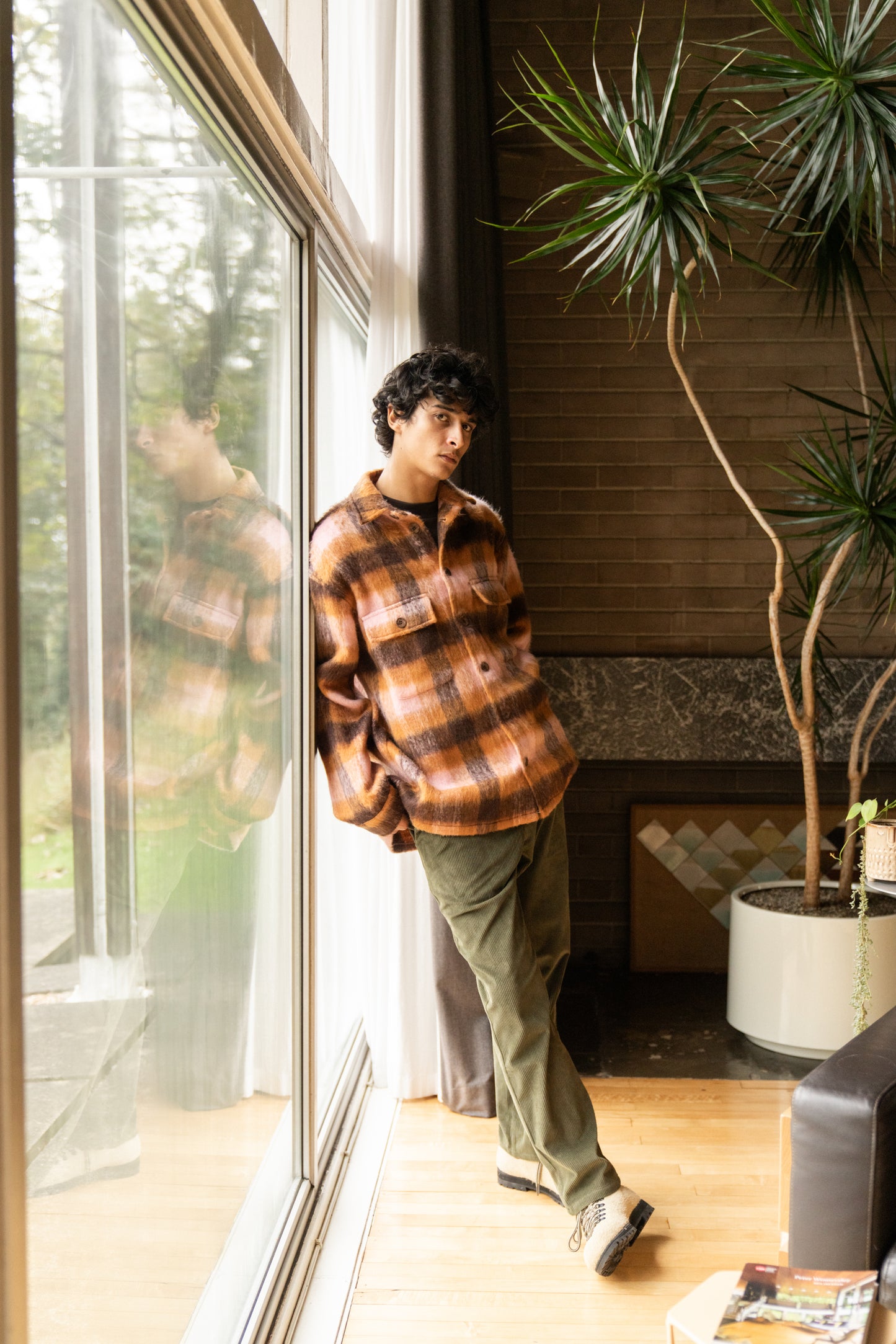 bound 'Maple' Brushed Check Flannel Shirt