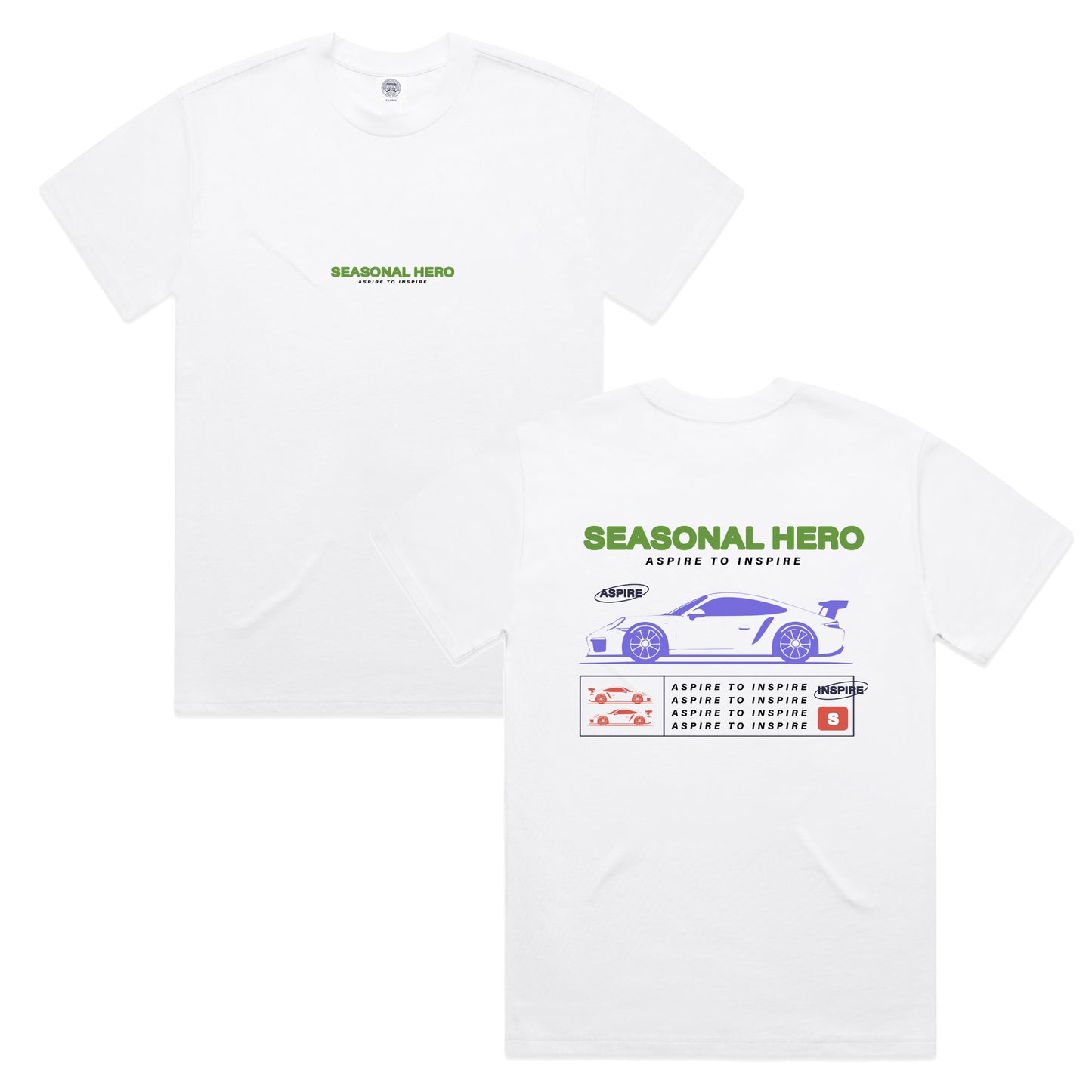 Seasonal Hero 'Making a Difference' Tee - White