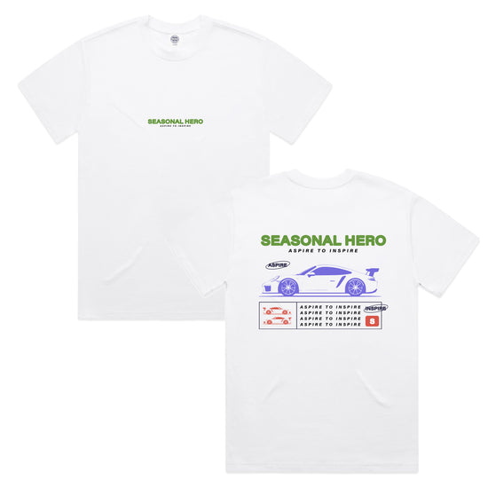 Seasonal Hero 'Making a Difference' Tee - White