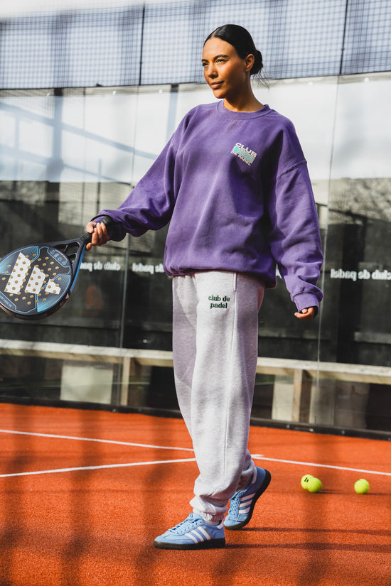 Load image into Gallery viewer, Club de Padel Logo Joggers - Ash Grey
