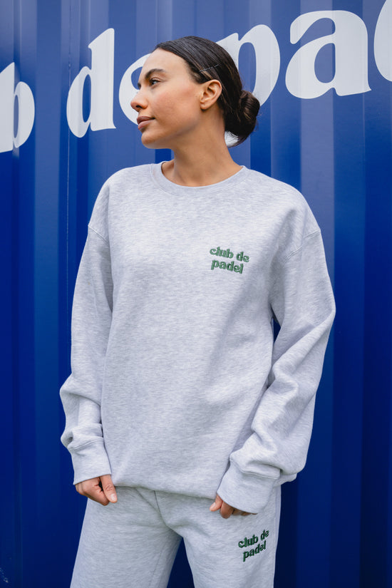 Club de Padel Logo Sweater - Ash Grey