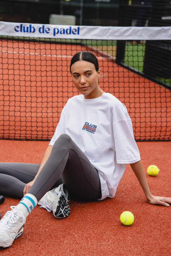 Club de Padel 'Heritage' Tee - White