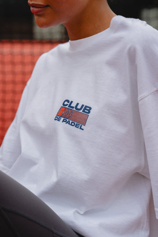 Club de Padel 'Heritage' Tee - White