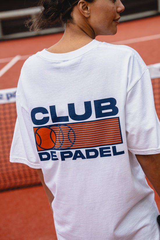 Club de Padel 'Heritage' Tee - White