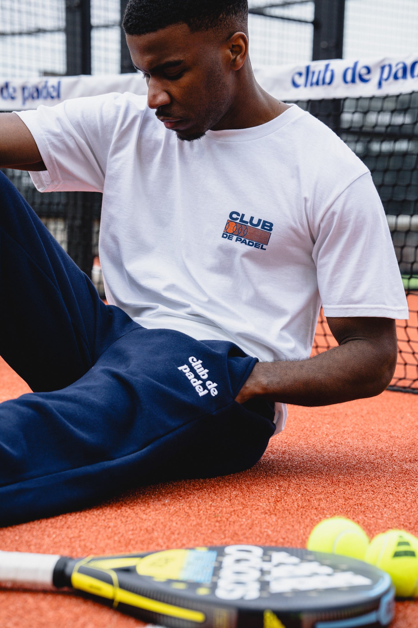 Club de Padel Logo Joggers - Navy