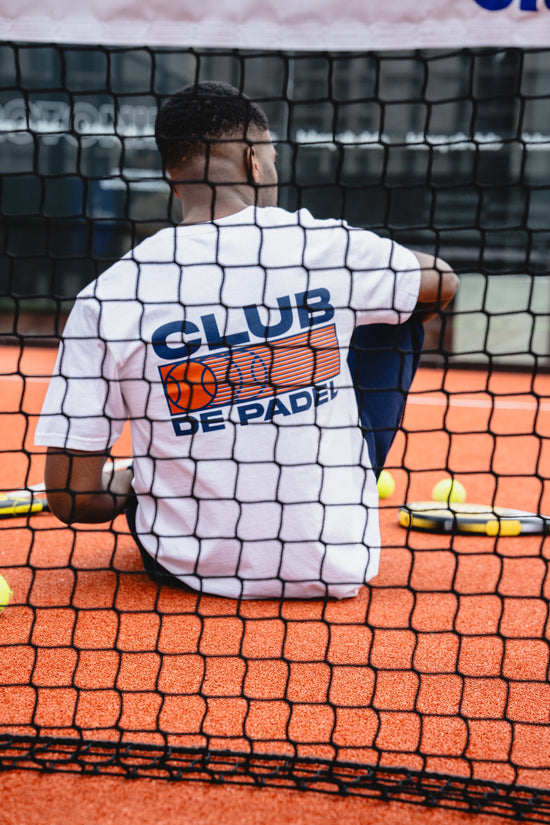 Club de Padel 'Heritage' Tee - White