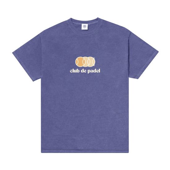 Club de Padel 'Vibora' Vintage Washed Tee - Violet