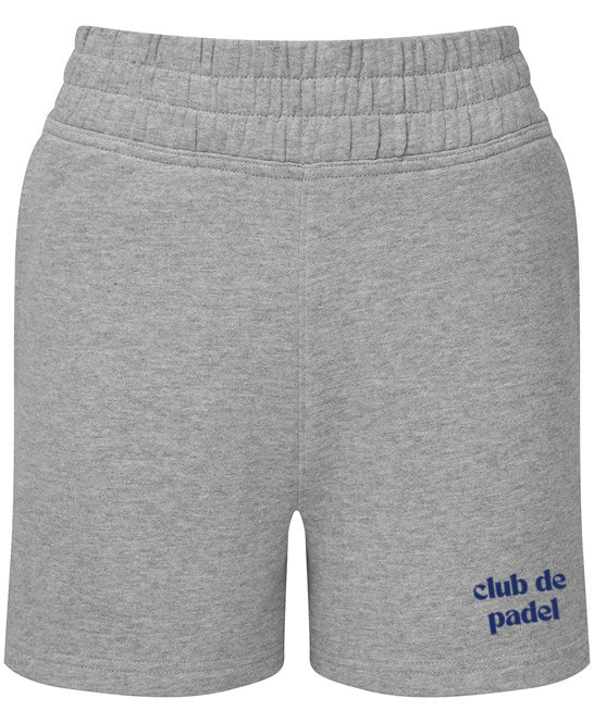 Club de Padel Logo Womens Jogger Shorts - Grey