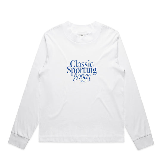 Vice 84 WMNS 'Sporting Goods' Longsleeve Tee - White