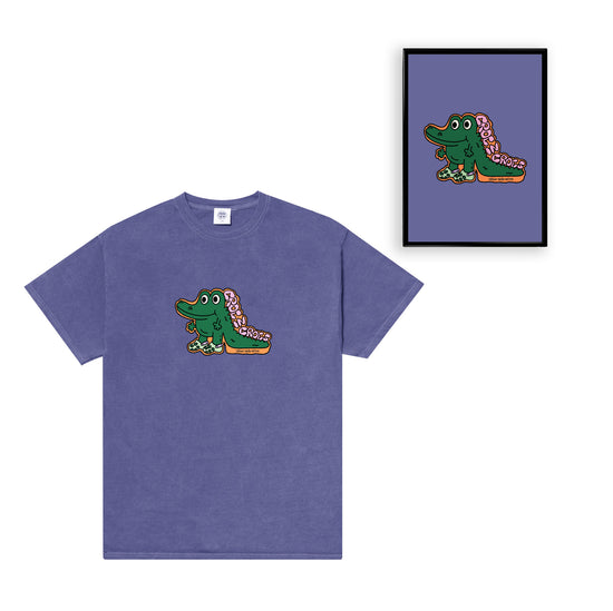 Other Side Store 'Croc In Crocs' Tee & Print Bundle