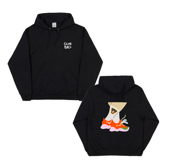 Melé X Club Bad 'Crossed Legs' Hoodie - Black