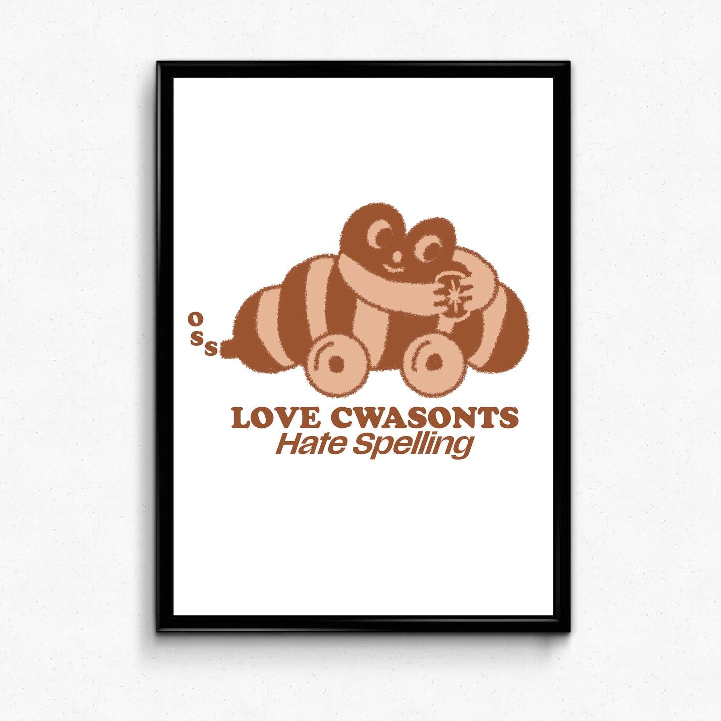 Other Side Store 'Love Cwasonts' Print