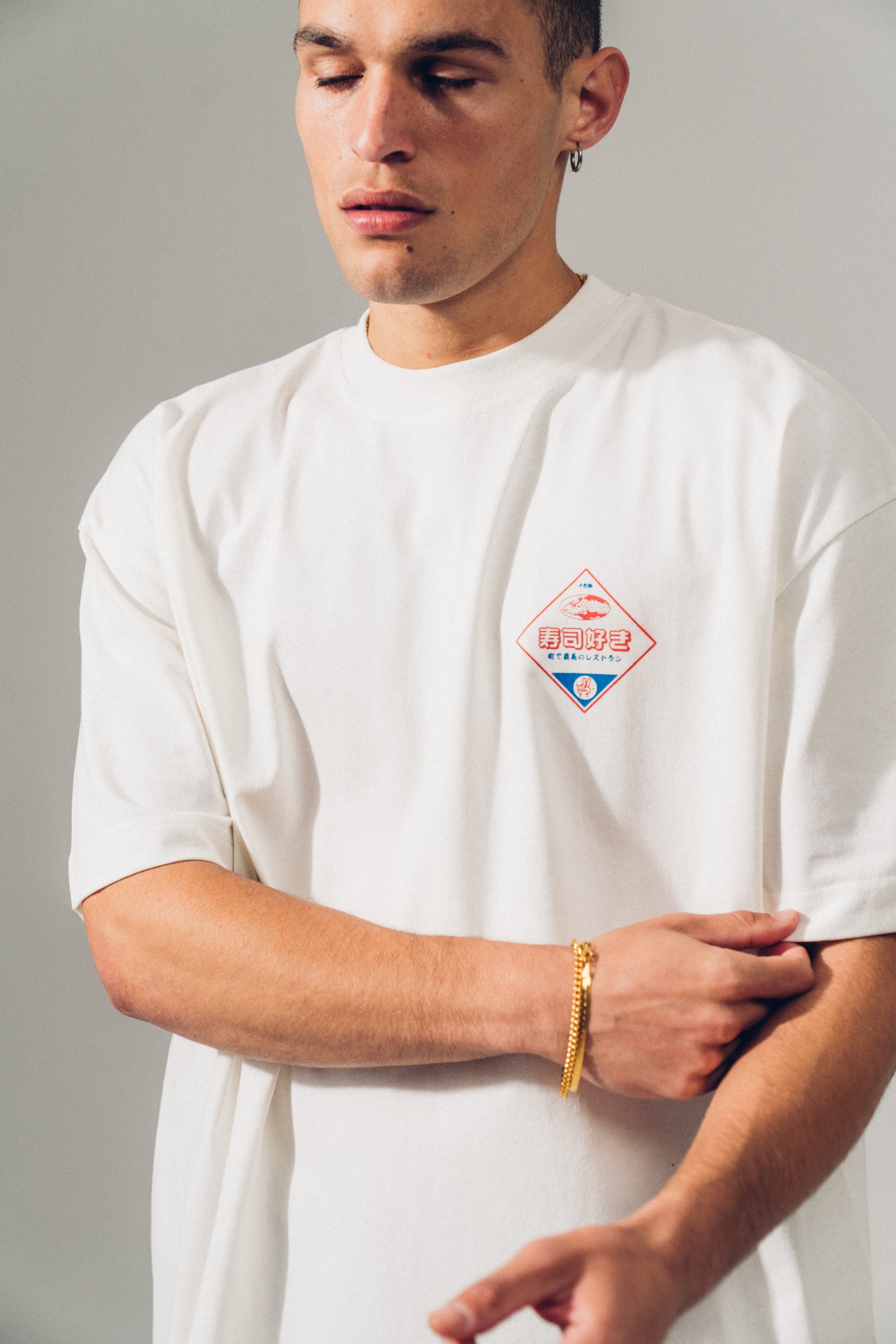 A Thousand Futures 'Sushi Lover' Tee - Vintage White