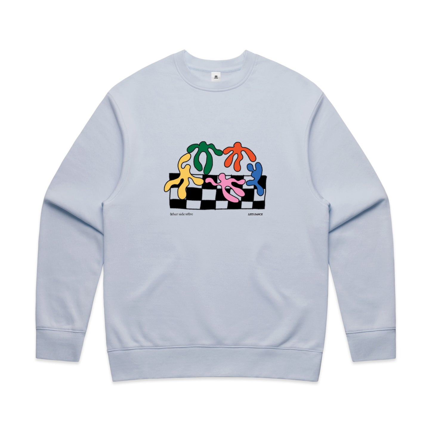 Other Side Store 'Lets Dance' Sweater - Powder Blue