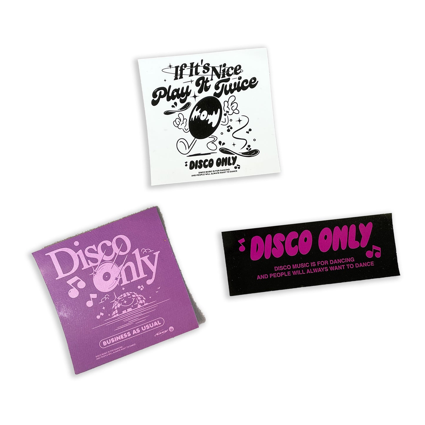 Disco Record Sticker Disco Only Sticker Pack – UN:IK Clothing