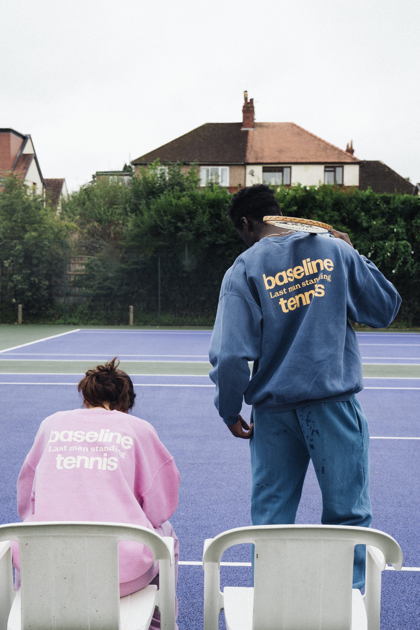 Vice 84 'Baseline' Sweater & Jogger Set - Vintage Washed Navy