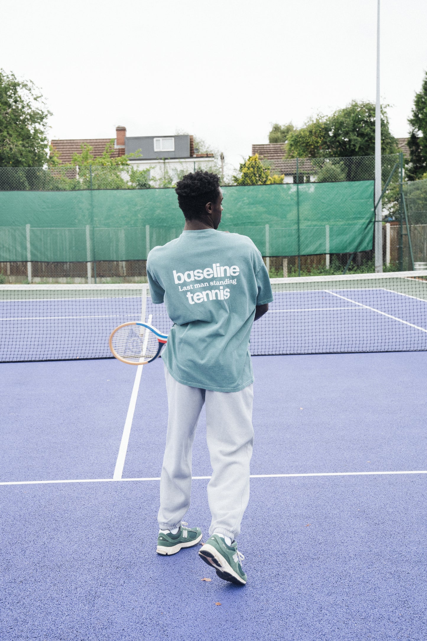 Vice 84 'Baseline' Tee - Vintage Washed Green