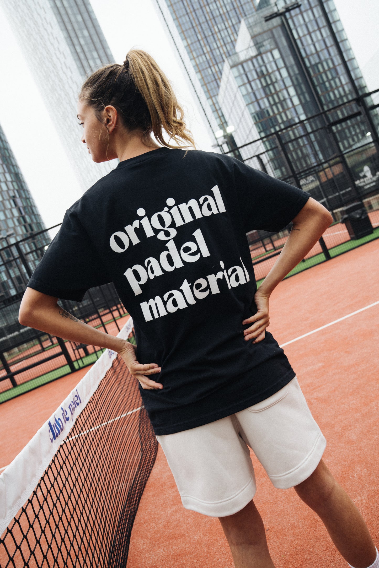 Club de Padel 'Original Padel Material' Tee - Black